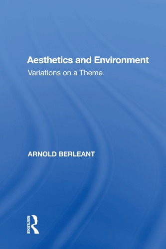 Aesthetics and environment : variations on a theme