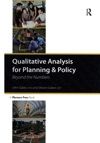 Qualitative analysis for planning & policy : beyond the numbers