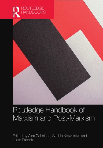 Routledge Handbook of Marxism and Post-Marxism