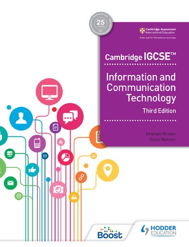 Cambridge Igcse Information and Communication Technology Third Edition