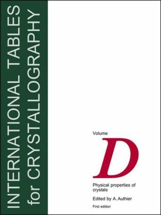 International Tables for Crystallography, Volume D