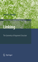 Linking : the geometry of argument structure
