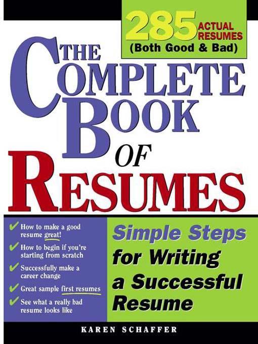 The Complete Book of Resumes