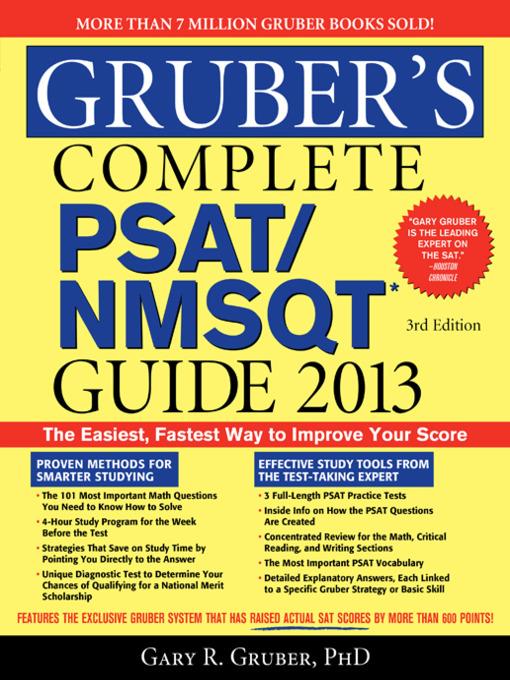 Gruber's Complete PSAT/NMSQT Guide 2013