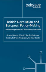 British Devolution and European Policy-Making