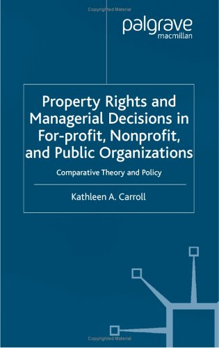 Property Rights and Managerial Decisions in For-Profit