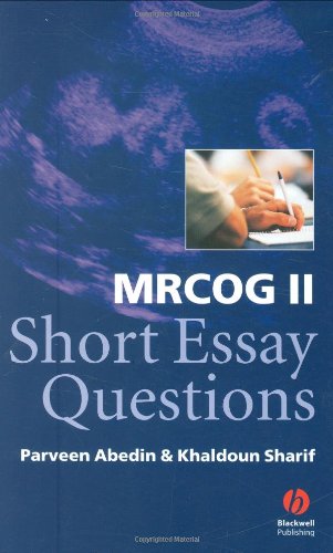 Mrcog II Short Essay Questions
