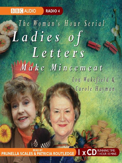 Ladies of Letters Make Mincemeat