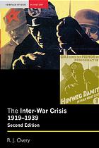 The Inter-War Crisis 1919-1939