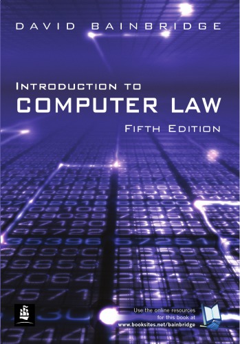 Introduction to Computer Law.