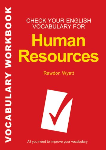 Check Your English Vocabulary for Human Resources. All You Need to Improve Your Vocabulary