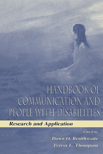 Handbook of communication and people with disabilities : research and application