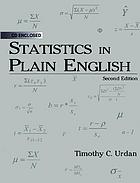 Statistics in Plain English