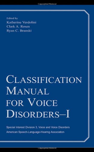 Classification Manual for Voice Disorders-I