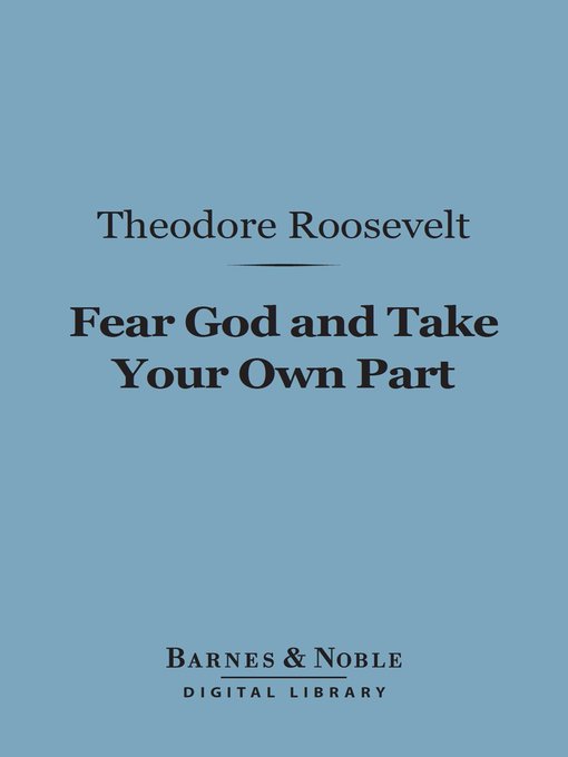 Fear God and Take Your Own Part