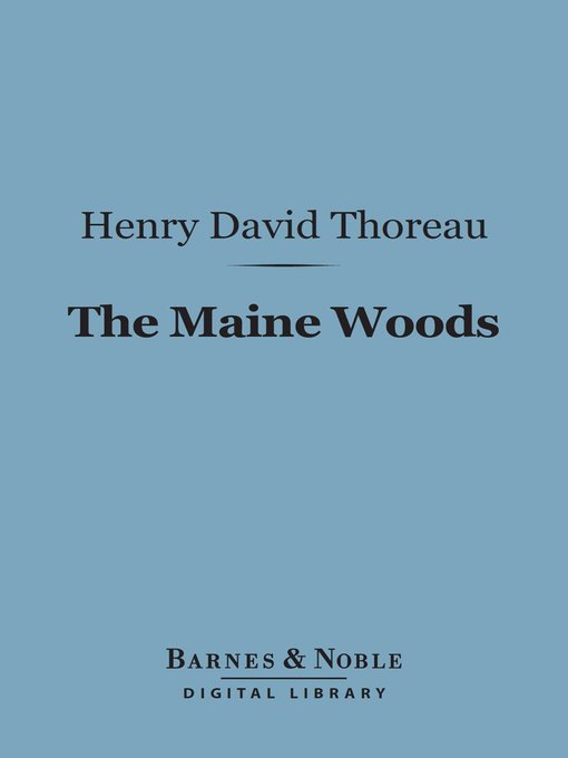 The Maine Woods