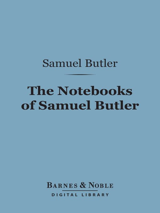 The Notebooks of Samuel Butler