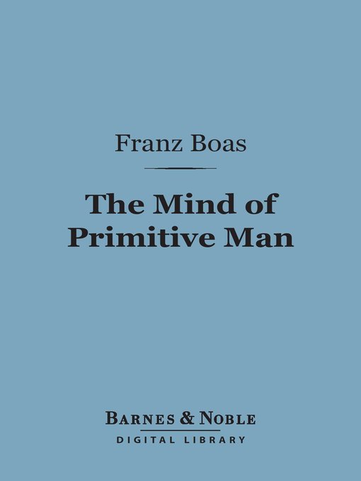 The Mind of Primitive Man