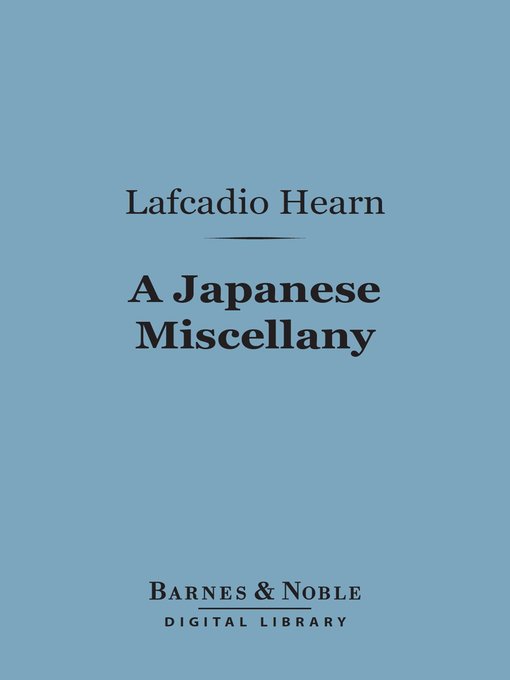 A Japanese Miscellany