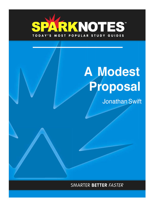 A Modest Proposal: SparkNotes Literature Guide