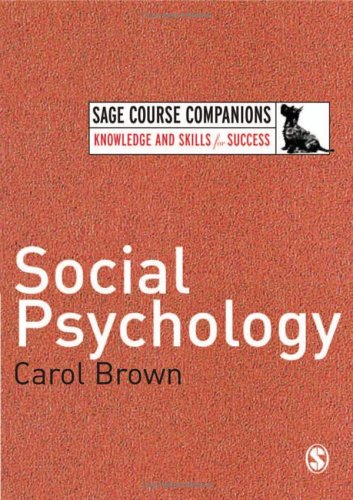 Social Psychology (Sage Course Companions)