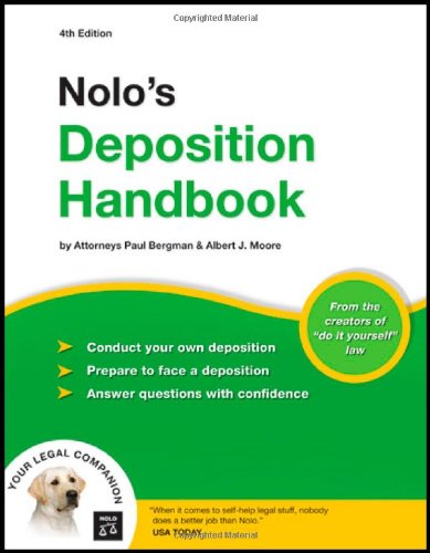 Nolo's Deposition Handbook