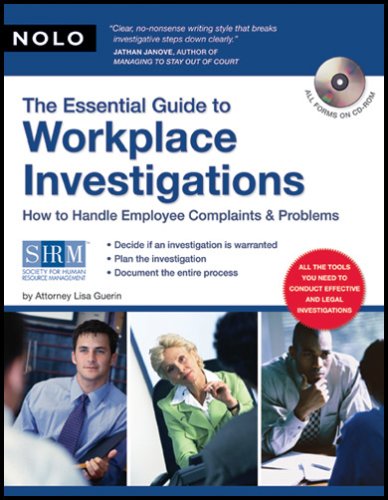 The Essential Guide to Workplace Investigations [With CDROM]