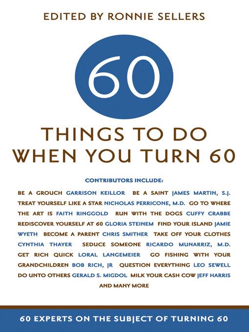 60 Things To Do When You Turn 60