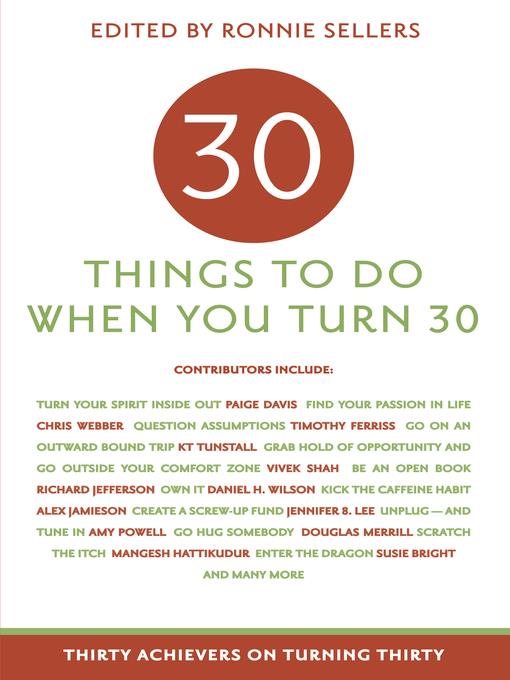 30 Things to Do When You Turn 30