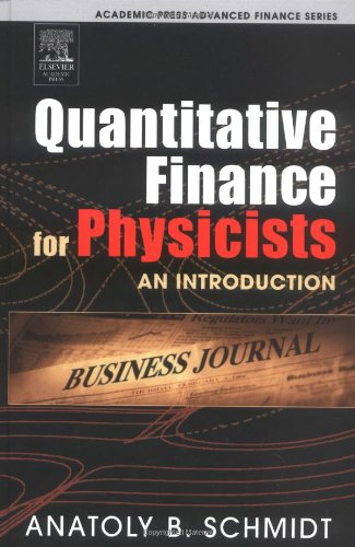 Quantitative finance for physicists : an introduction