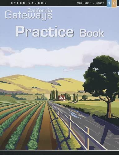 Practice Book, Volume 1: Units 1 &amp; 2 (HMH Steck-Vaughn CA Gateways)