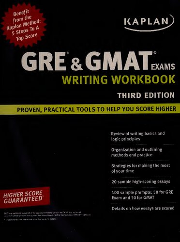 Kaplan GRE &amp; GMAT Exams Writing Workbook