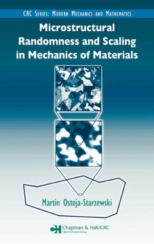 Microstructural randomness and scaling in mechanics of materials