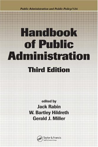 Handbook of Public Administration.