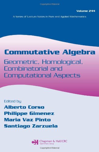 Commutative algebra : geometric, homological, combinatorial, and computational aspects