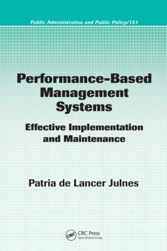 Performance-based management systems : effective implementation and maintenance