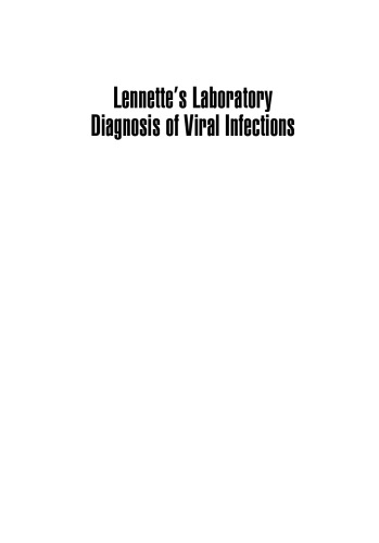 Lennette's Laboratory Diagnosis of Viral Infections