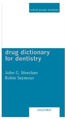 Drug dictionary for dentistry