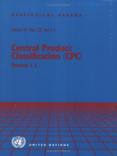 Central product classification (CPC) : version 1.1