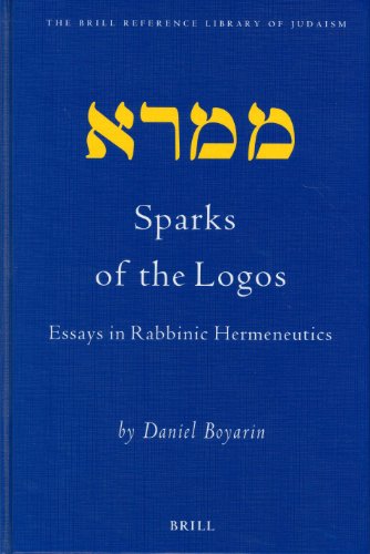 Sparks of the logos essays in rabbinic hermeneutics