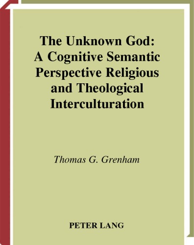 The unknown God : religious and theological interculturation