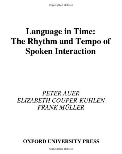 Language in time : the rhythm and tempo of spoken interaction