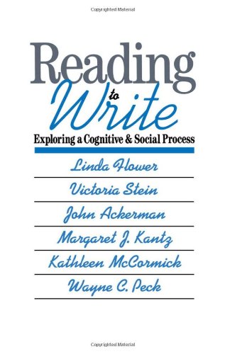 Reading-to-write : exploring a cognitive and social process