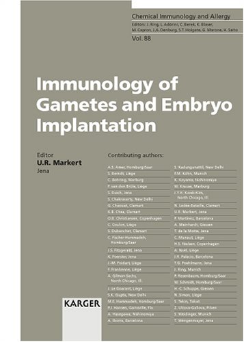 Immunology of gametes and embryo implantation