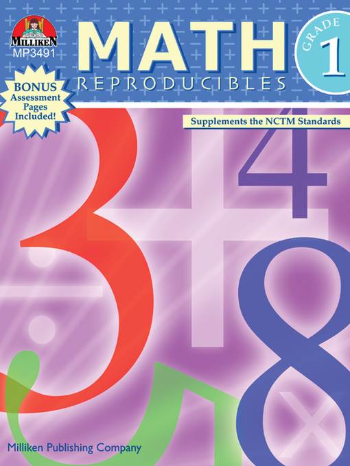 Math Reproducibles - Grade 1