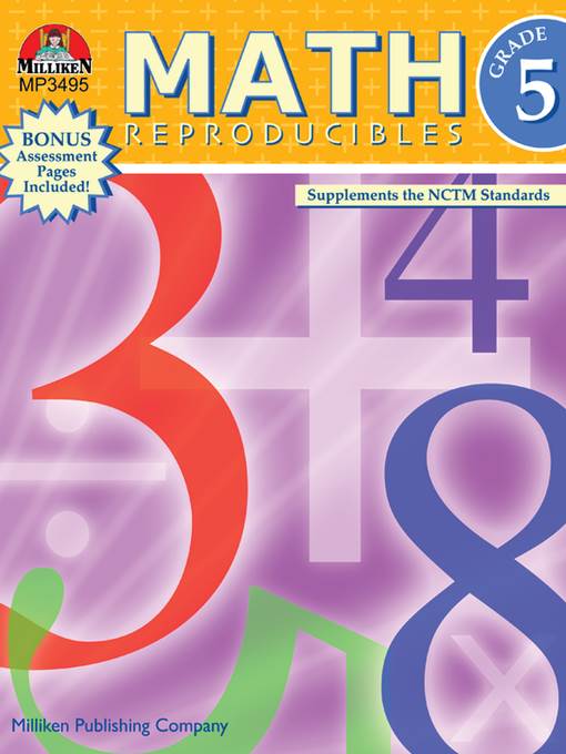 Math Reproducibles - Grade 5