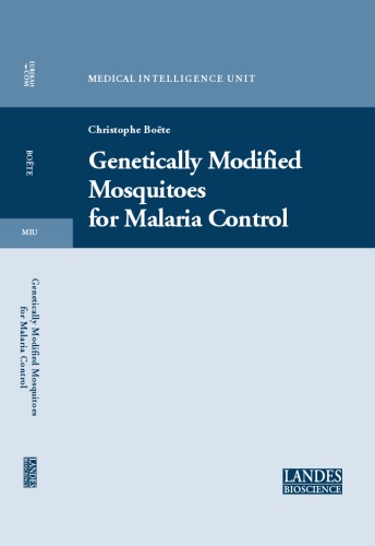 Genetically modified mosquitoes for malaria control