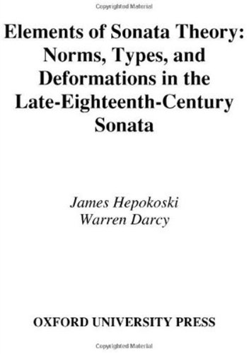Elements of sonata theory : norms, types, and deformations in the late eighteenth-century sonata
