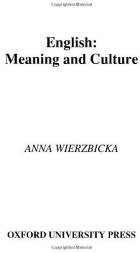 English : meaning and culture