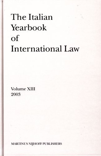 Italian Yearbook of International Law, The